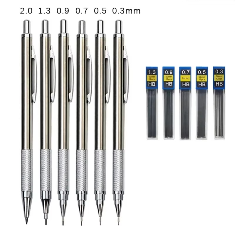 Mechanical Pencil 0.3 - Metalen Mechanisch Potlood 0.3 0.5 0.7