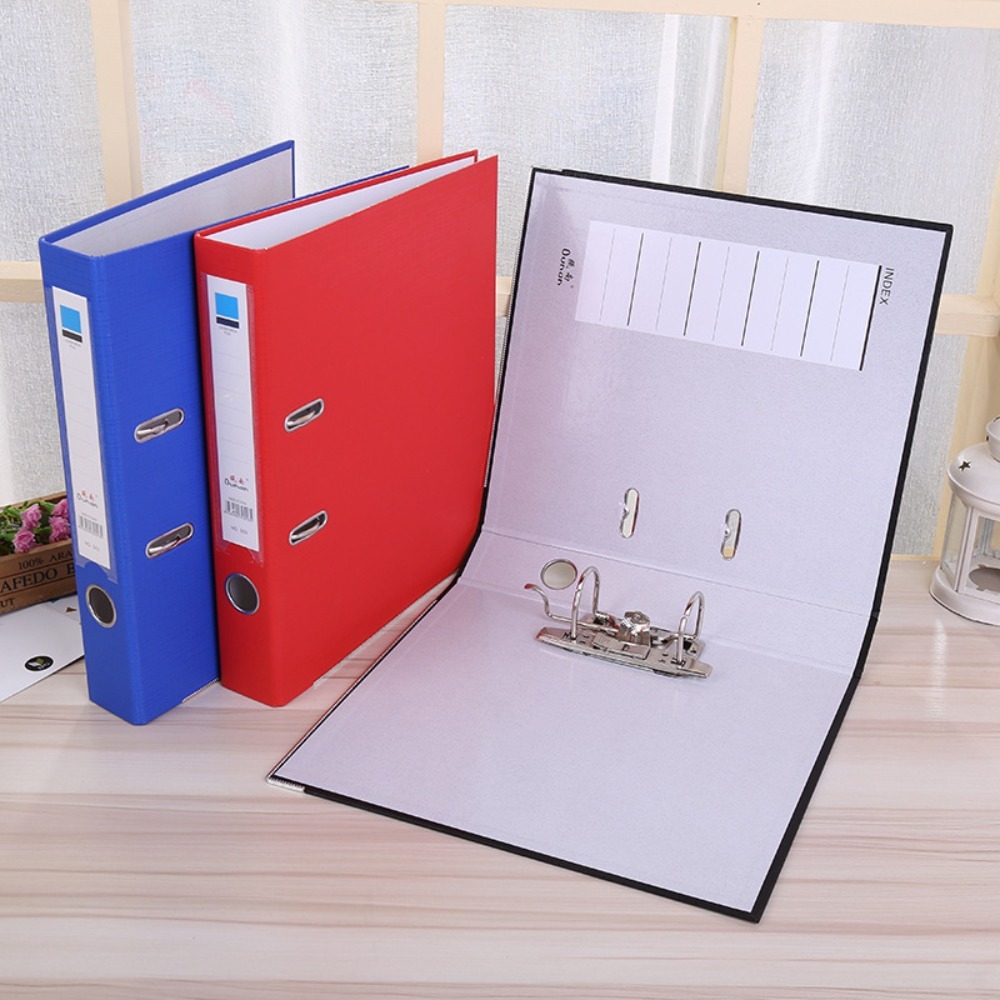 Binder A4 Lever - Draagbare 2-ringsmap met hefboommechanisme, hoge capaciteit,