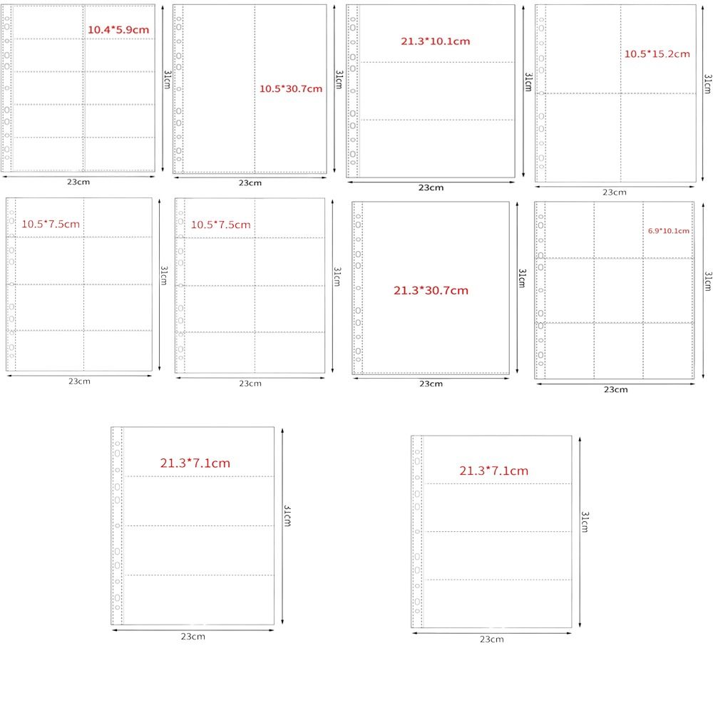 Card Index Box - Kaarthoes Meerdere zakken A4 Kpop Fotokaart