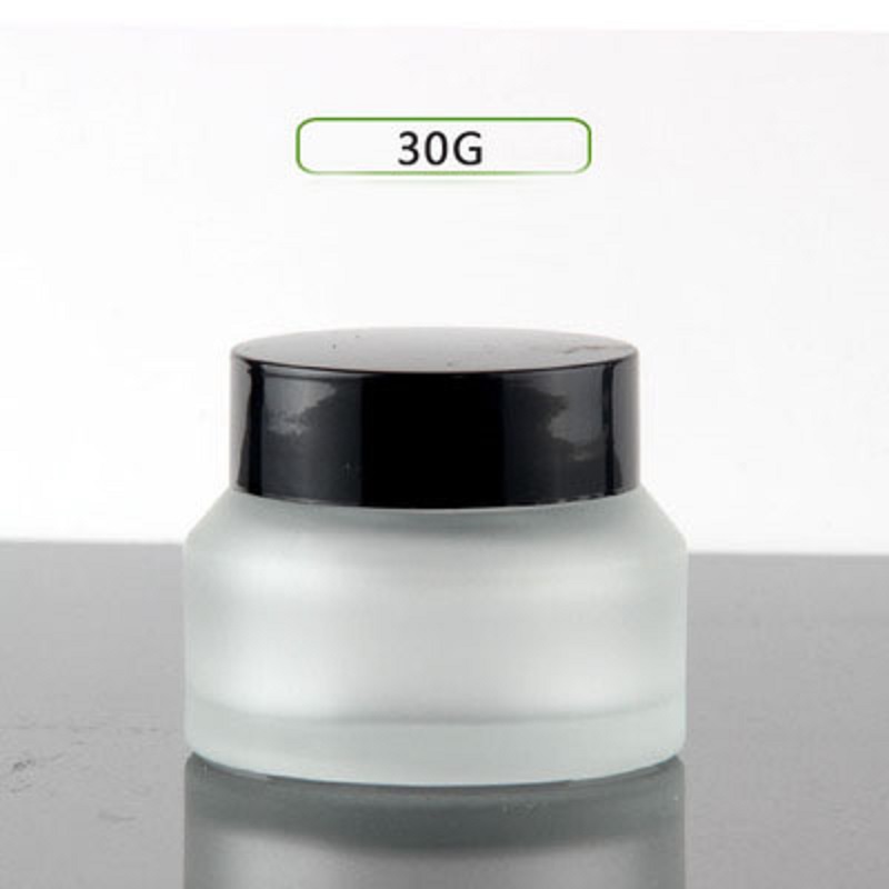 Gel Refill Pack - 30G matglazen pot zwart deksel essentie/ooggel/dag