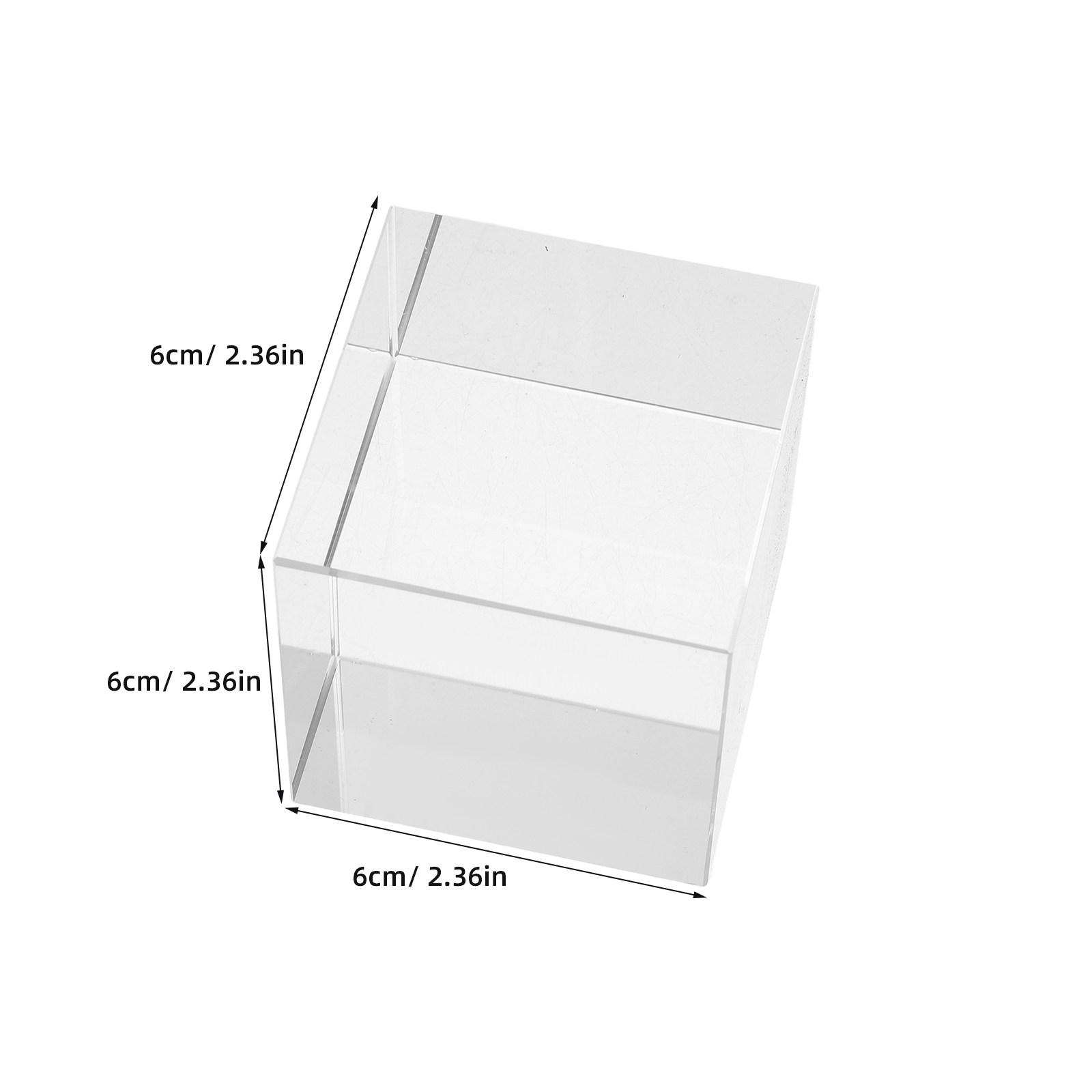 Helder vierkant kristallen pap - Book Weight Glass recensie en prijs