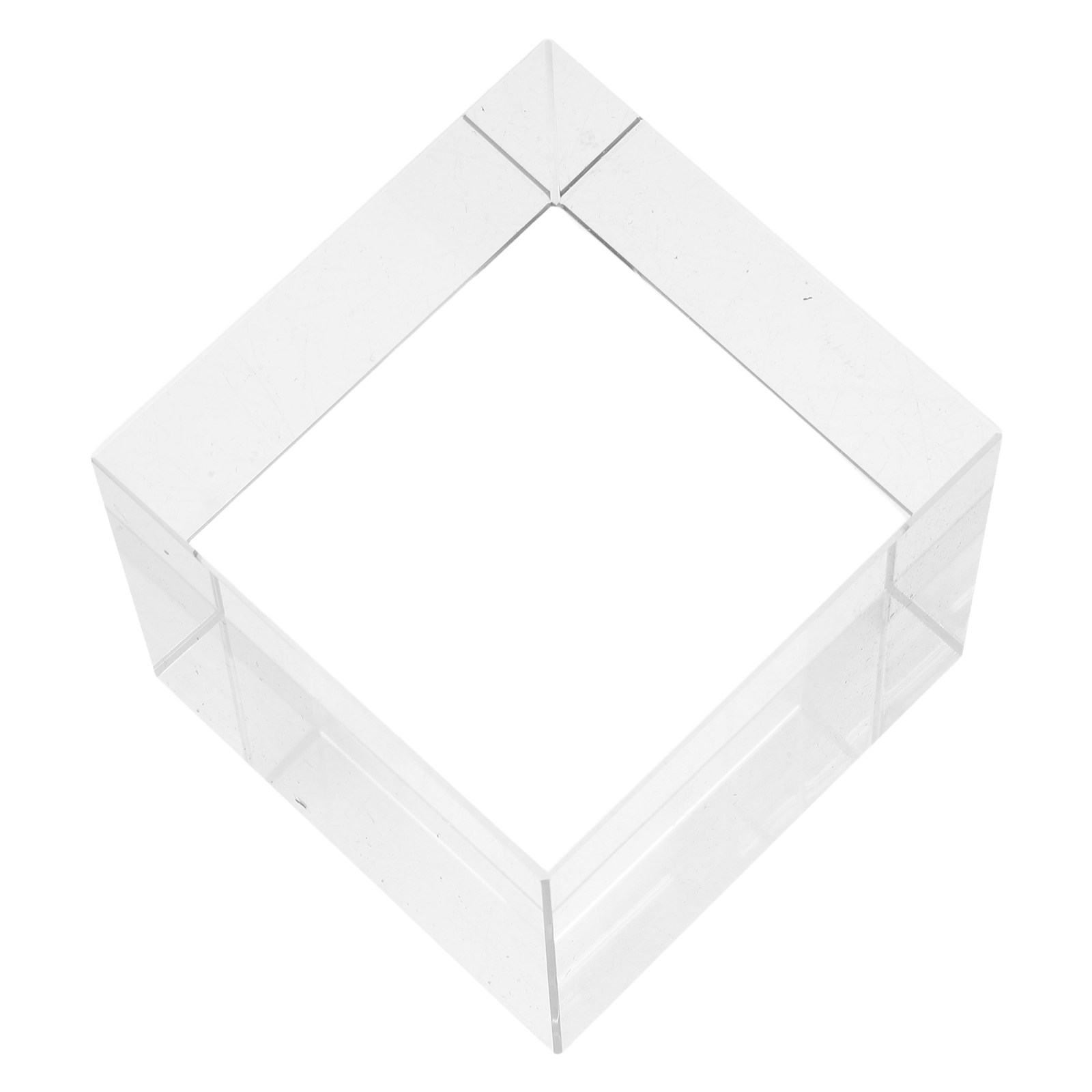 Vierkant, helder kristal, zwaa - Book Weight Glass recensie en prijs