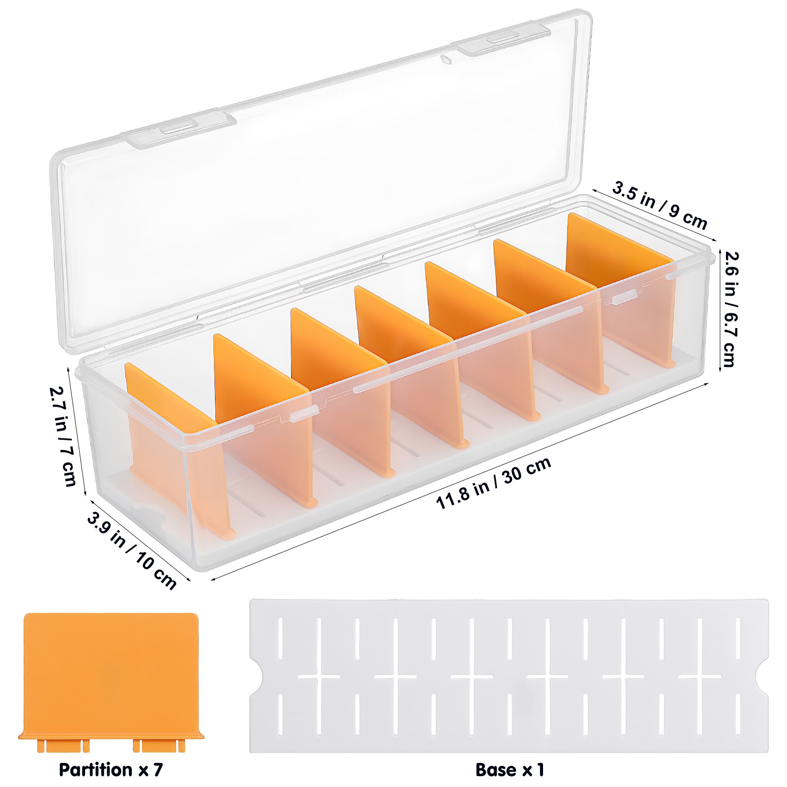Stevige plastic kaartorganizer - Card Index Box recensie en prijs