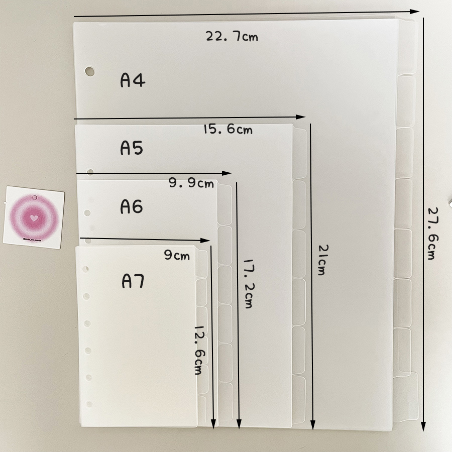 A4/A5/A6/A7 Ringscheidingspagi - Binder A4 Lever recensie en prijs